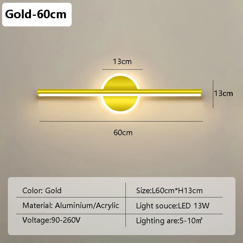 lampes murale, LED moderne pour miroir, luminaire décoratif d'intérieur, éclairage LED