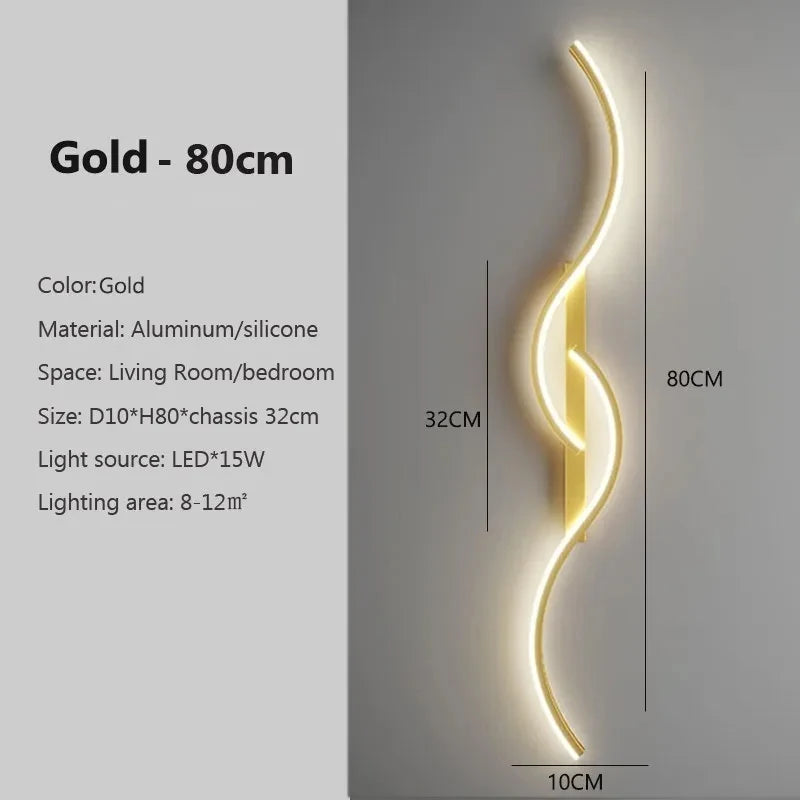 murale LED moderne