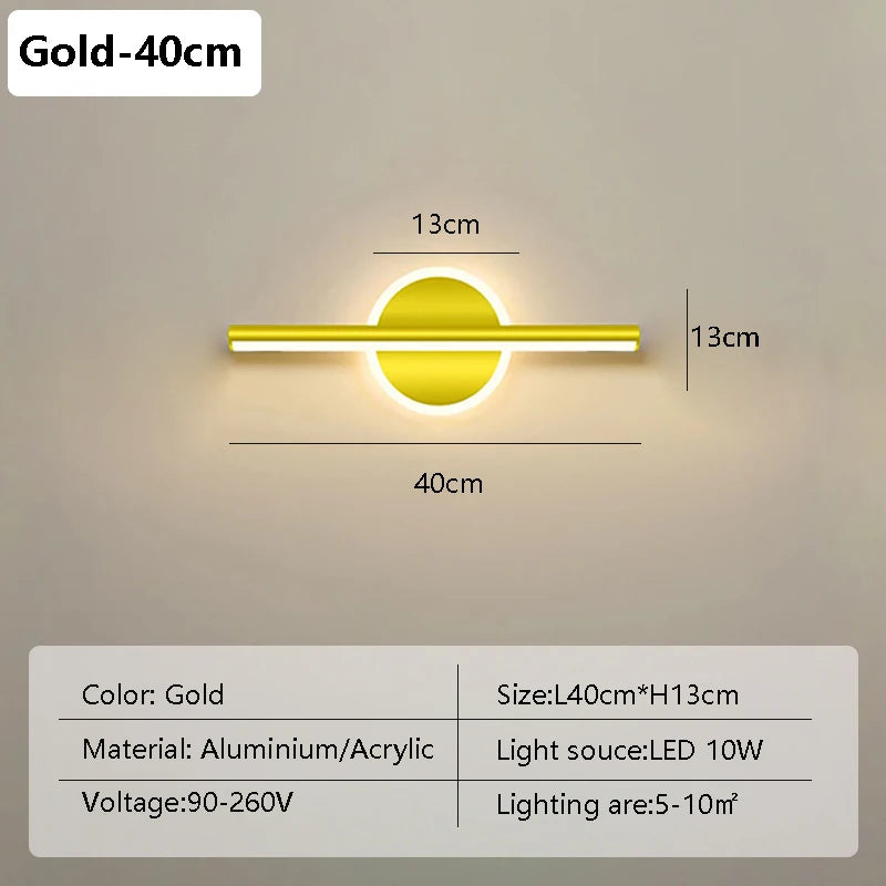 lampes murale, LED moderne pour miroir, luminaire décoratif d'intérieur, éclairage LED