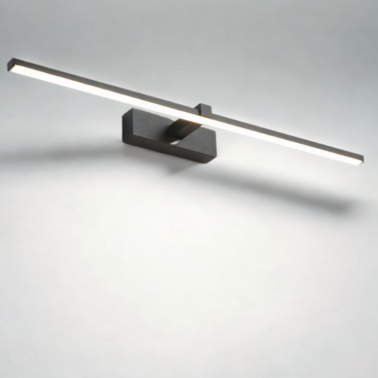 lampe murale, LED moderne avec miroir. applique murale à trois couleurs.