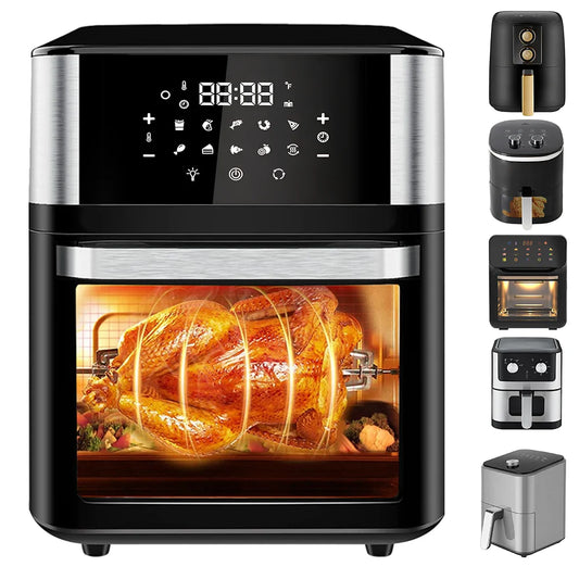 Air Fryers,Friteuses à air électriques sans huile, automatiques, pour la cuisine et la maison ,four à convection, friteuse sans huile