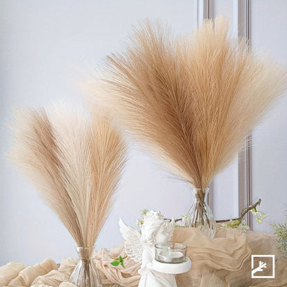 Herbe de pampa artificielle décorative, fausses plantes en roseau pour décoration de table florale, mariage, maison