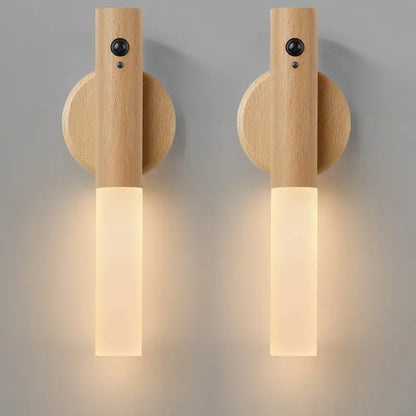 Lampe murale magnétique rechargeable à LED avec détecteur de mouvement intelligent et portable