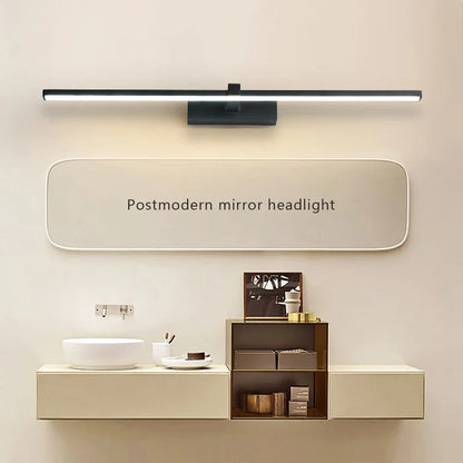 lampe murale, LED moderne avec miroir. applique murale à trois couleurs.