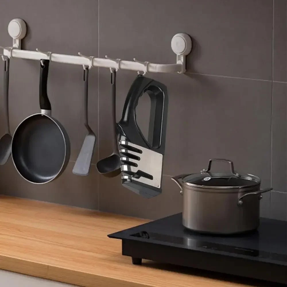 Aiguiseur de couteaux de cuisine 4 segments, multifonction, portable, accessoires pour gadgets de cuisine