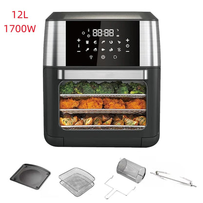 Air Fryers,Friteuses à air électriques sans huile, automatiques, pour la cuisine et la maison ,four à convection, friteuse sans huile