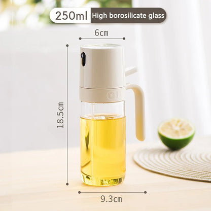 Flacon pulvérisateur d'huile de cuisson en verre borosilicate