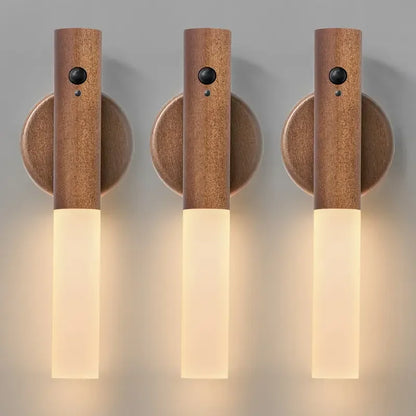 Lampe murale magnétique rechargeable à LED avec détecteur de mouvement intelligent et portable