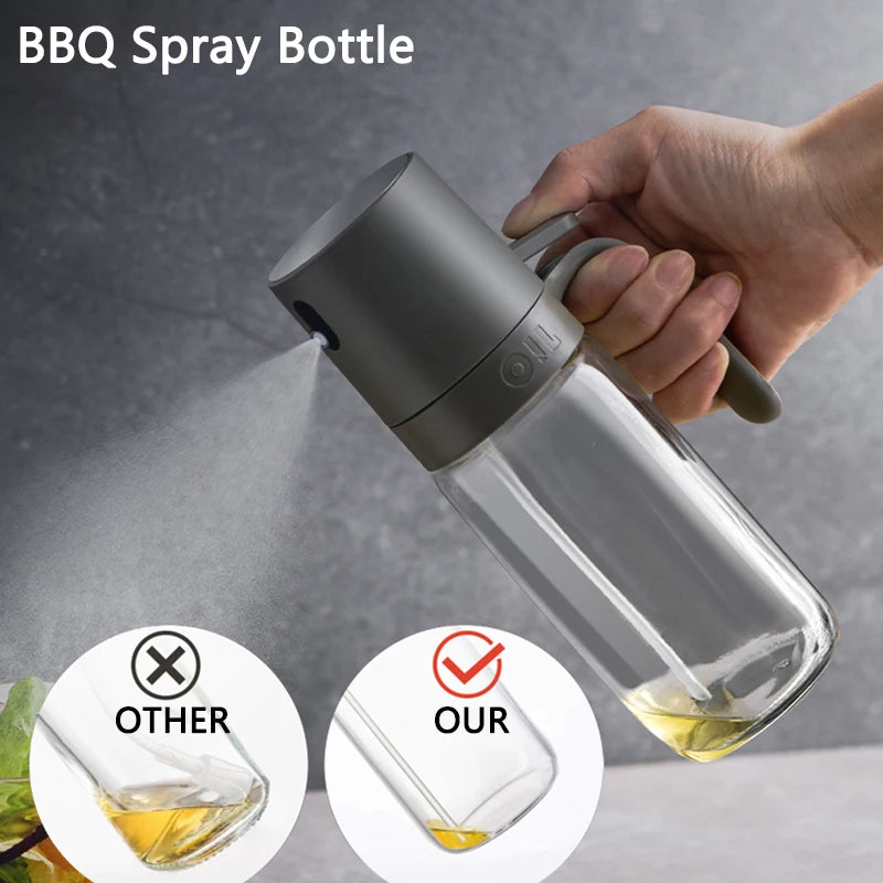 Flacon pulvérisateur d'huile de cuisson en verre borosilicate
