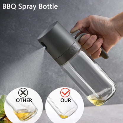 Flacon pulvérisateur d'huile de cuisson en verre borosilicate