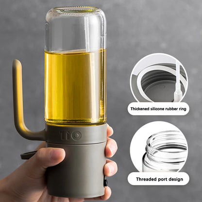 Flacon pulvérisateur d'huile de cuisson en verre borosilicate
