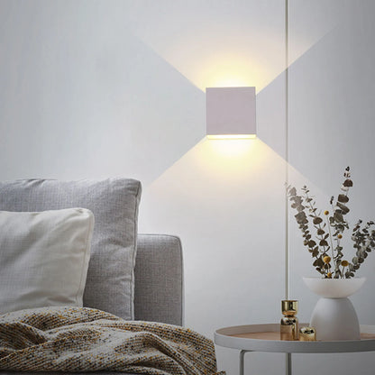 lampes murales, LED modernes pour intérieur, éclairage blanc vers le haut et vers le bas