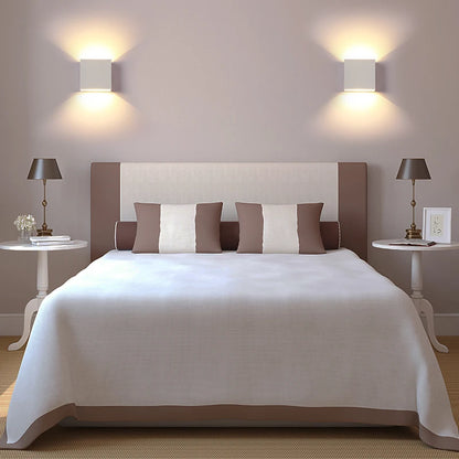 lampes murales, LED modernes pour intérieur, éclairage blanc vers le haut et vers le bas