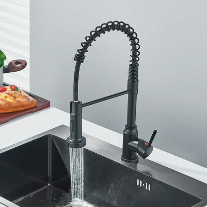 Robinet d'évier de cuisine , eau chaude et froide