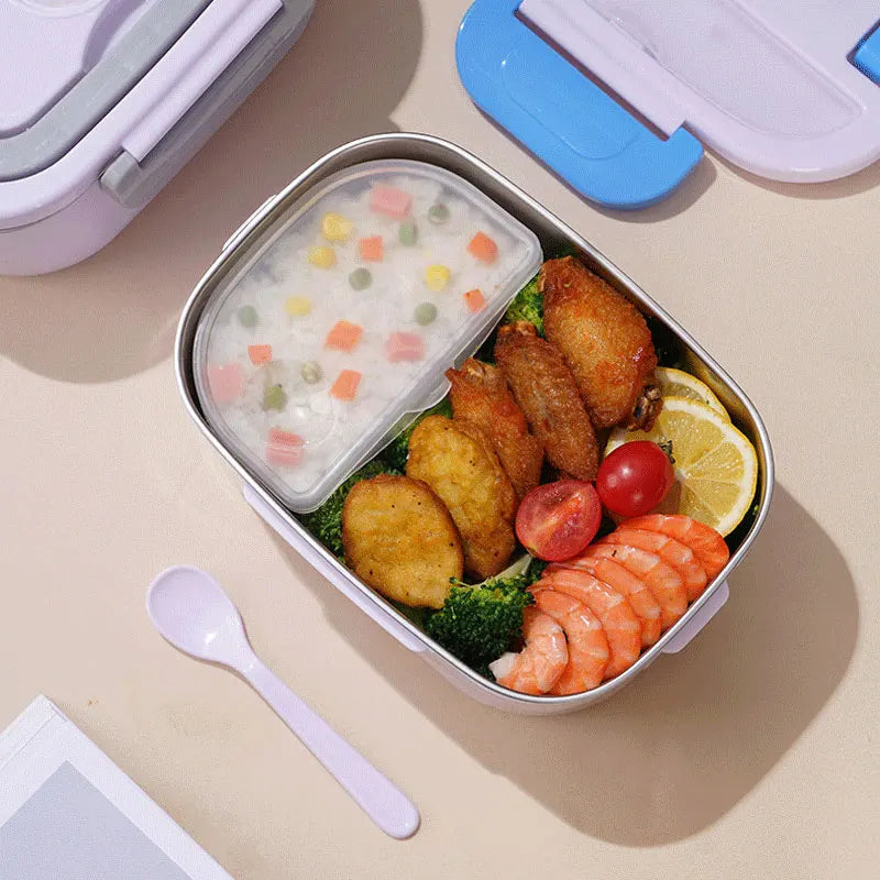 Chauffe-plats électrique pour boîte à lunch portable