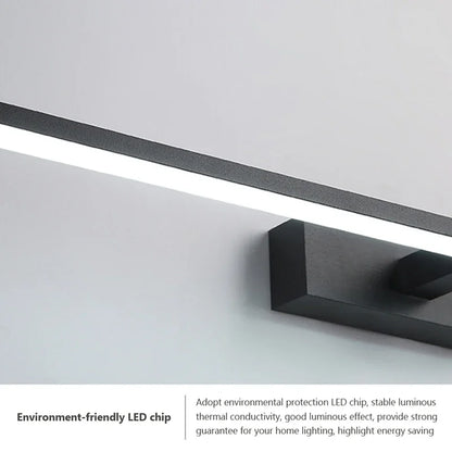 lampe murale, LED moderne avec miroir. applique murale à trois couleurs.