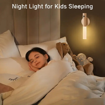 Lampe murale magnétique rechargeable à LED avec détecteur de mouvement intelligent et portable