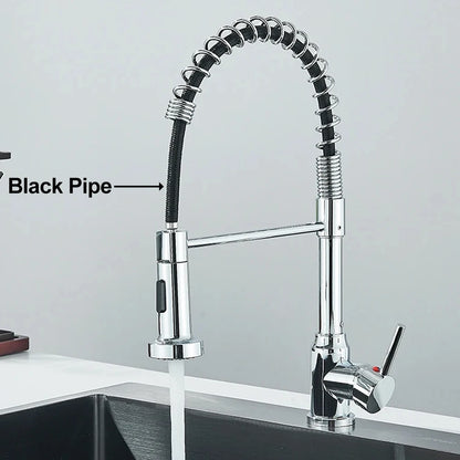 Robinet d'évier de cuisine , eau chaude et froide