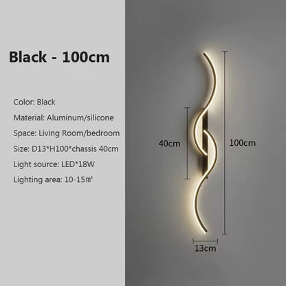 murale LED moderne