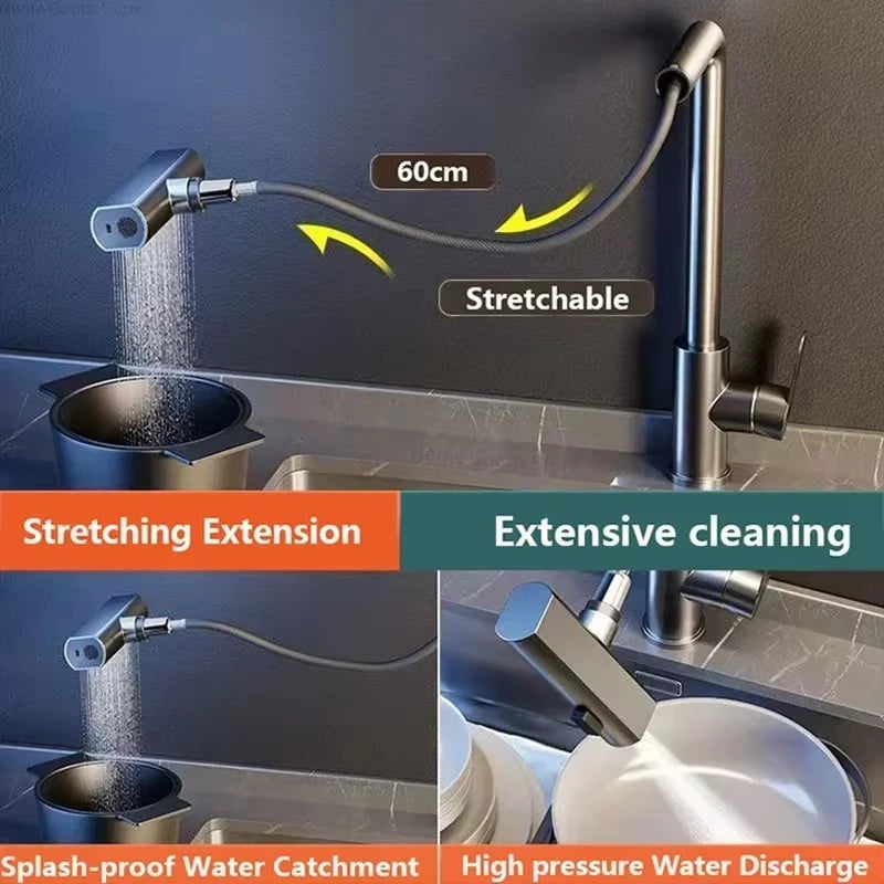 Robinet de cuisine extractible