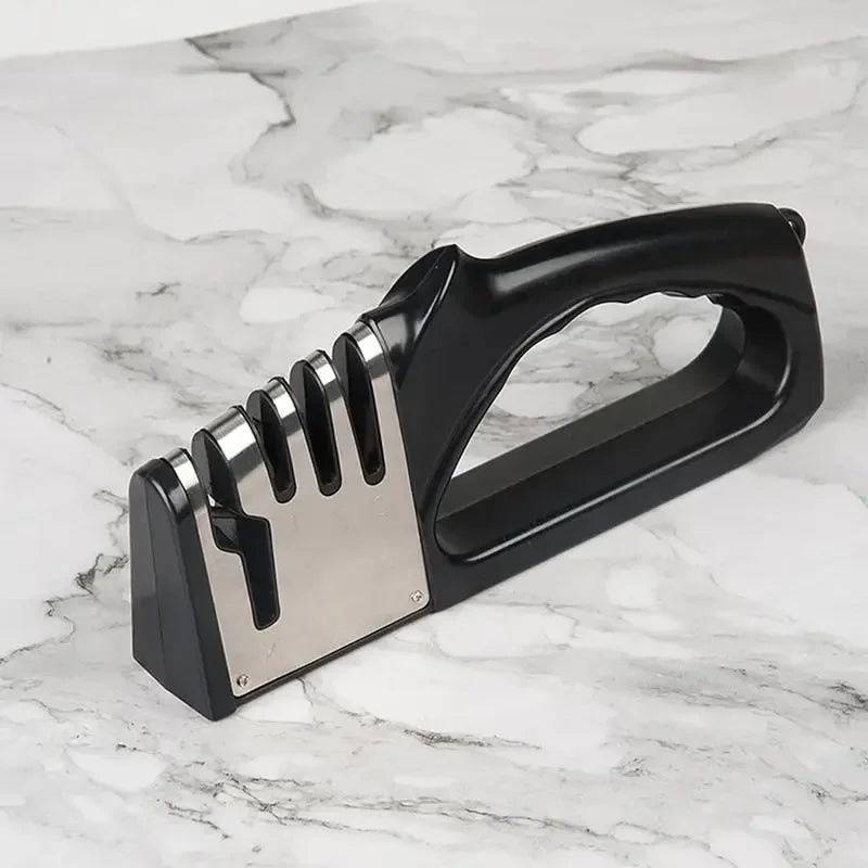 Aiguiseur de couteaux de cuisine 4 segments, multifonction, portable, accessoires pour gadgets de cuisine