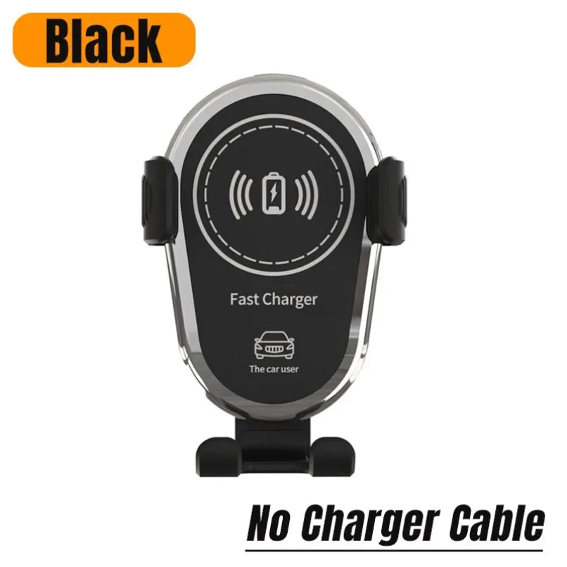 Chargeur sans fil pour voiture, support de téléphone avec sortie d'air, charge rapide pour iPhone 16-12, Samsung, Xiaomi