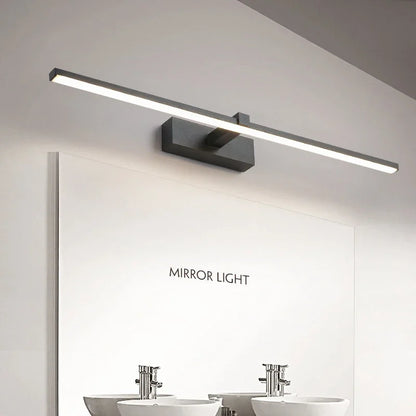 lampe murale, LED moderne avec miroir. applique murale à trois couleurs.