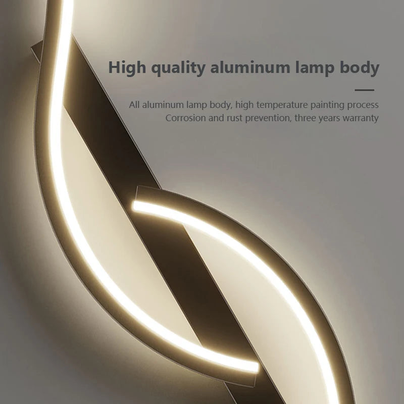 murale LED moderne